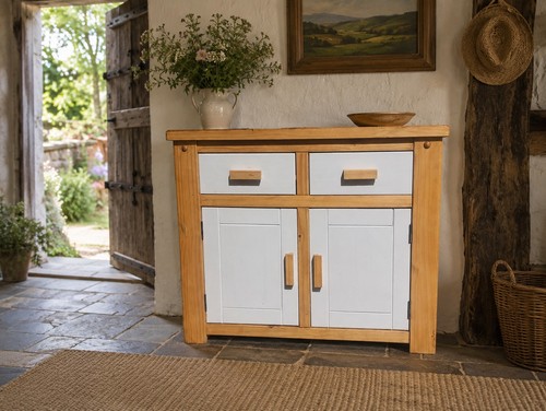 Pine farmhouse storage - pine,
