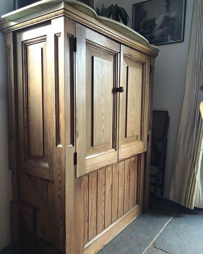 Antique oak converted pulpit - antique,