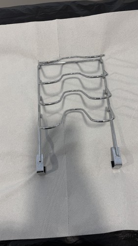 Chrome over door pan lid - chrome,