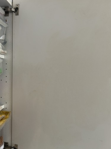 White gloss cupboard - white, doors