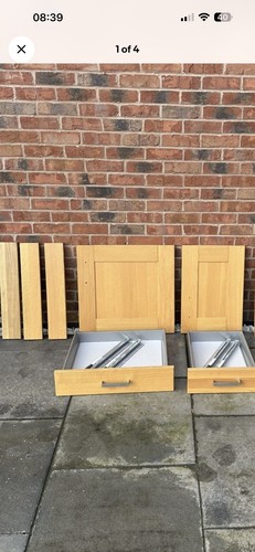 Oak shaker kitchen cupboard - oak,