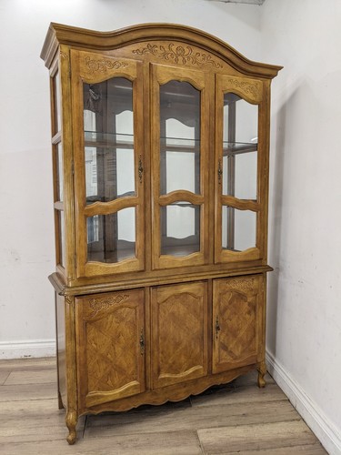 Display cabinet oak glass - glass, door