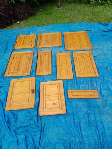 Pine kitchen door fronts - kitchen,
